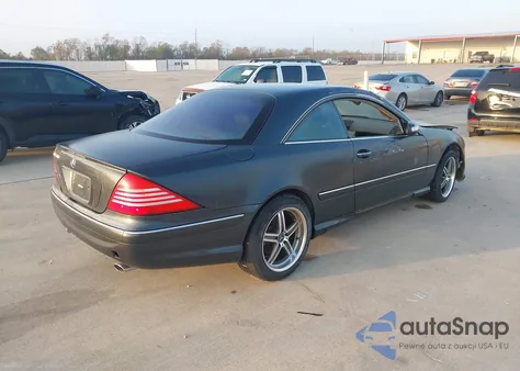 2003 Mercedes-Benz Cl 500 z USA, uszkodzony, nr VIN WDBPJ75J03A037603